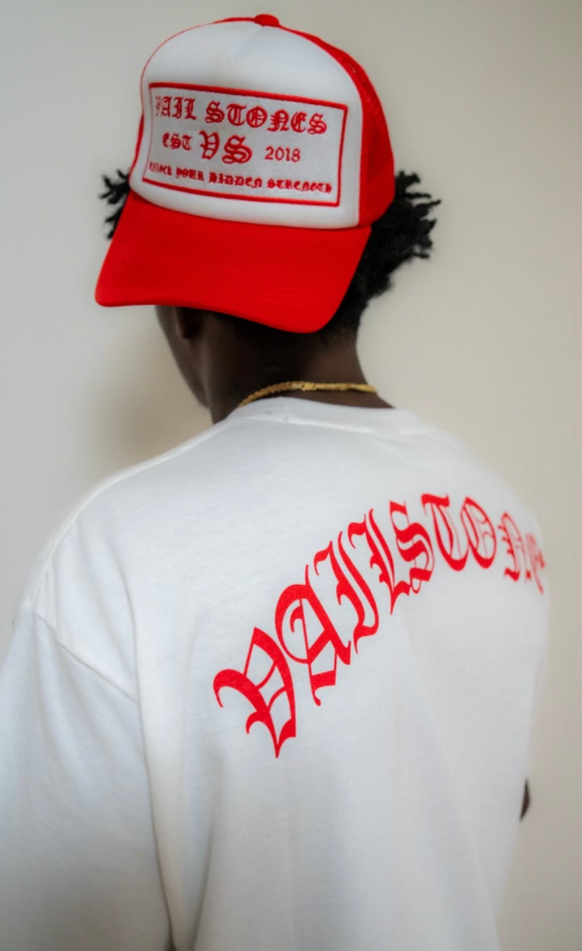 Vail Stones Trucker Hat (Red)