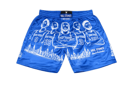 Knicks NBA Finals Shorts (Blue)
