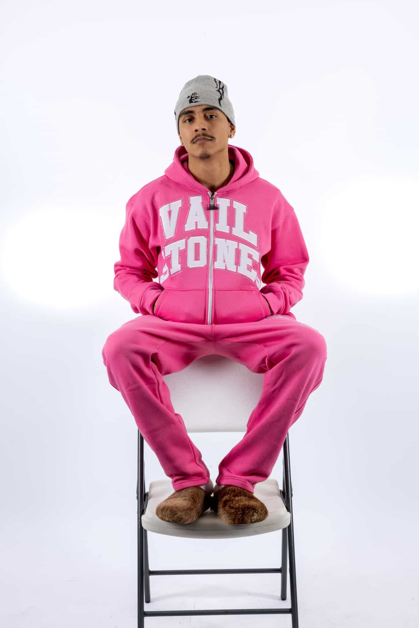 Pink Unisex Sweatsuit
