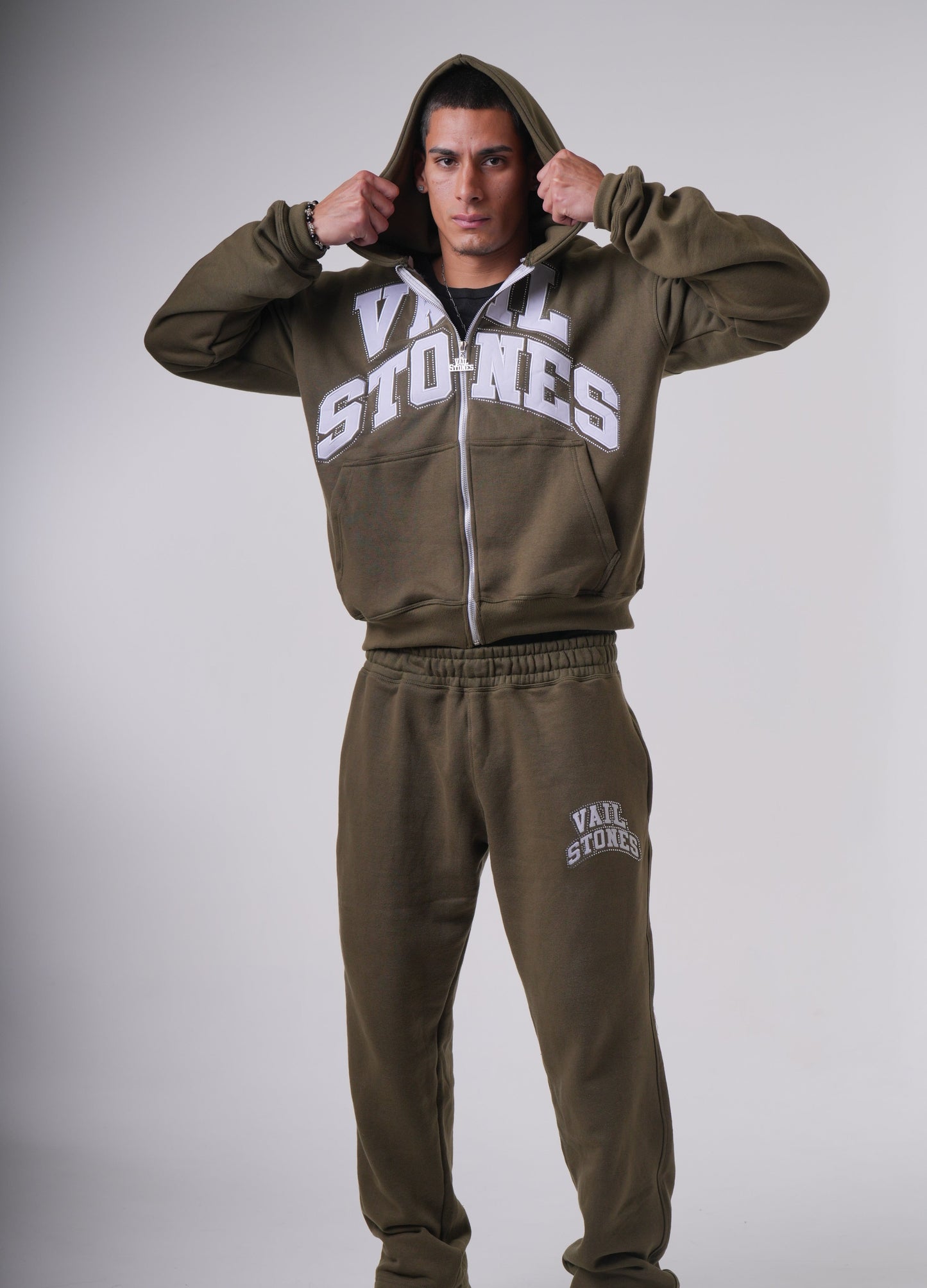 Unisex Sweatsuit Set (Olive Green)