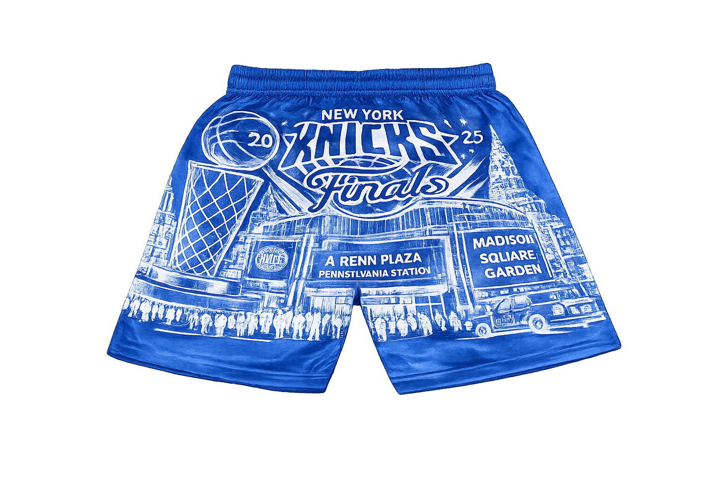Knicks NBA Finals Shorts (Blue)