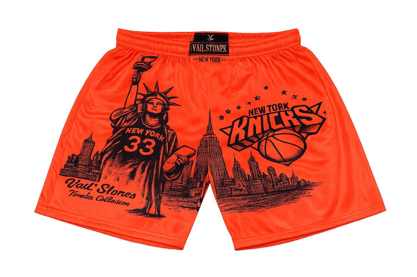 Knicks NBA Finals Shorts (Orange)