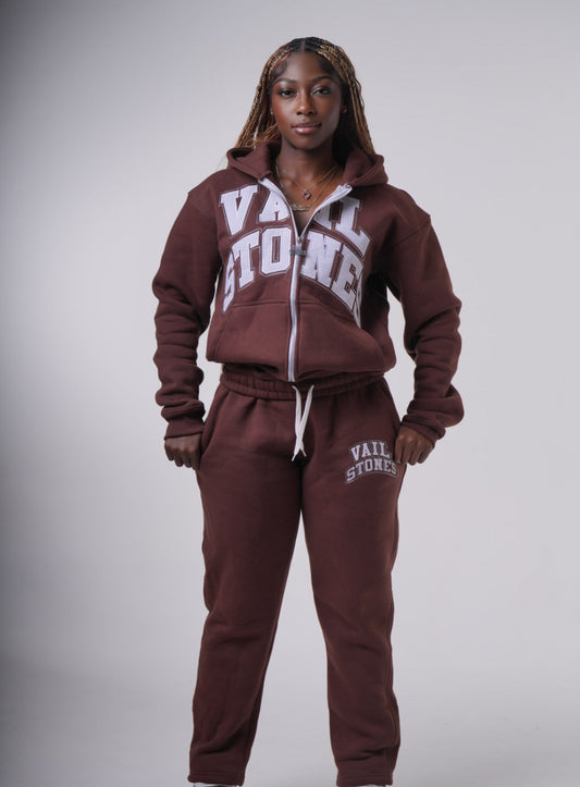 Unisex Sweatsuit Set (Brown)