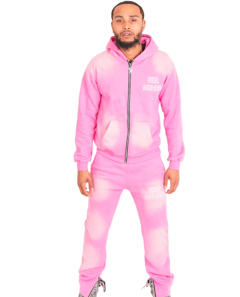 VS ZIPPED SWEATSUIT (PINK)