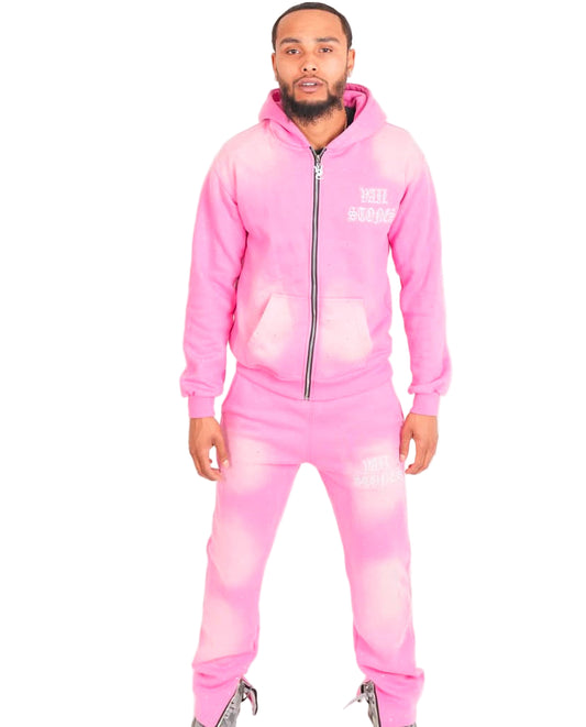 VS ZIPPED SWEATSUIT (PINK)